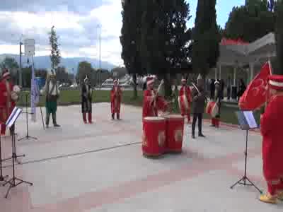 Kenan Sofuoğlu memleketinde mehter takımı ile karşılandı