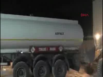 Yağ dolu tankerde 150 bin paket kaçak sigara bulundu