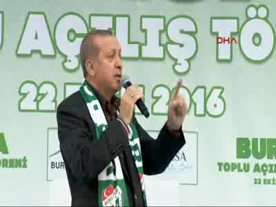 Cumhurbaşkanı Recep Tayyip Erdoğan Bursa Demokrasi Meydanı'nda konuştu - 3