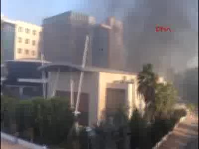 Antalya'da büyük patlama ambulanslar sevkedildi - 2