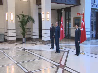 Cumhurbaşkanı Erdoğan'a Letonya Büyükelçisi'nden güven mektubu