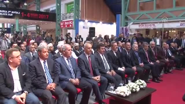 "2. Bursa Blok Mermer Fuarı" açıldı
