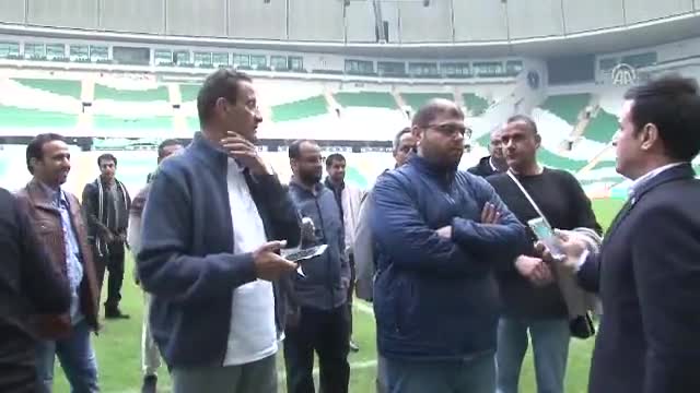 Arap iş adamları, Bursaspor'un stadını ziyaret etti