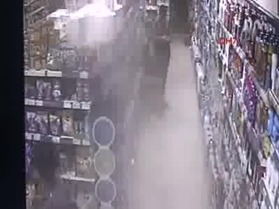Marketten mama çaldı, tekrar gelince yakalandı