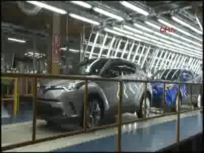 Adapazarı'nda Toyota C-HR'nin üretimine başlandı