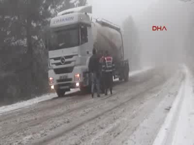 Bursa İnegöl-Domaniç yolu kara teslim