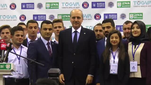 Numan Kurtulmuş, Bursa İznik'te TÜGVA'nın açılış dersine katıldı