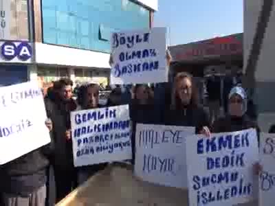 Bursa Gemlik'te pazarcılar tezgah açmadı