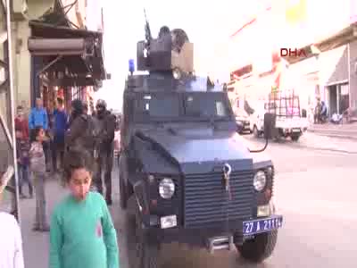Gaziantep'te, 300 polisle PKK operasyonu