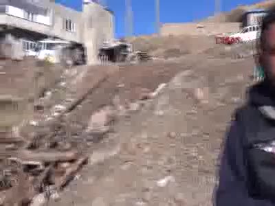 Şirvan'daki göçük altında kalan Murat Ant'ın evi de çatladı
