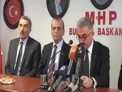 Büyükataman Bursa'da: MHP sistemin nefesini açmak için devreye girmiştir