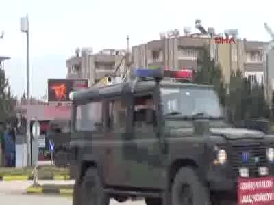 Suriye sınırına fırtına sevkiyatı