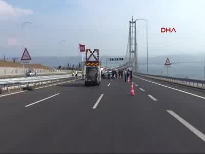 Osmangazi Köprüsü'nden 10 katı cezalı geçti