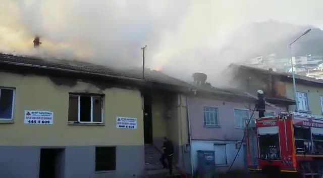 Bursa'da yangın paniği