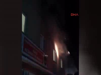 Mardin Kız Yurdu'nda yangın paniği