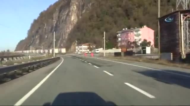 Sarp Sınır Kapısında tır kuyruğu