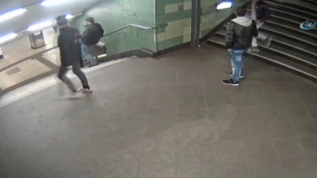 Almaya'da kadına insanlık dışı saldırı kamerada