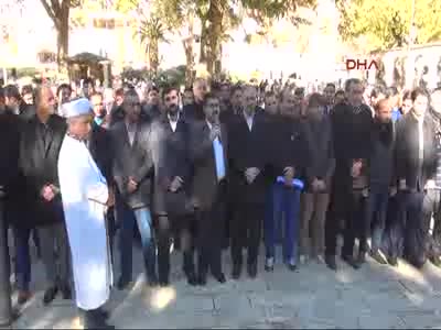Halep'te ölenler için Şanlıurfa'da gıyabi cenaze