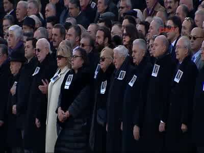 TBMM eski Başkanı İsmet Sezgin, Kocatepe Camii'nden uğurlandı