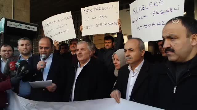 Bursa'da PTT çalışanları güvenlik görevlisi olmadan çalışmak istemiyor