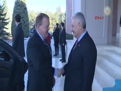 Başbakan Yıldırım, Danimarka Başbakanı Rasmussen'le görüştü