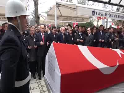 Bursa şehidini gözyaşlarıyla uğurladı