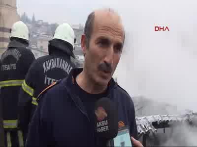Kahramanmaraş'ta öğrenci yurdunda yangın