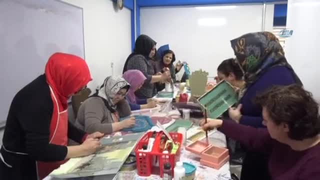 Evdeki stresi fırçalarla atıyorlar