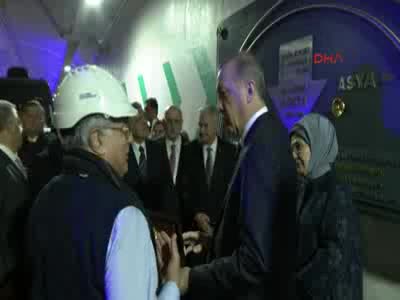 Avrasya Tüneli'nden ilk geçişi Cumhurbaşkanı Erdoğan yaptı