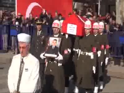 Samsunlu şehit Kavuz'a hüzünlü veda