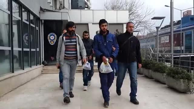Bursa'da uyuşturucu cinayeti sanığı 2 kişi adliyeye sevk edildi