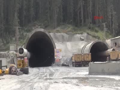 Ilgaz Tüneli'nden görüntüler