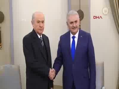 Başbakan Yıldırım ve MHP lideri Bahçeli görüştü