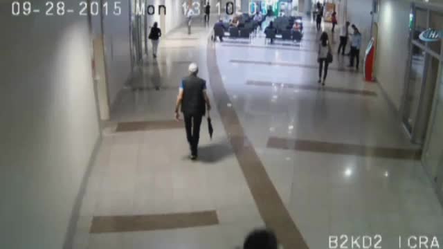 Adliyeyi mesken tutan hırsızlar güvenlik kamerasında