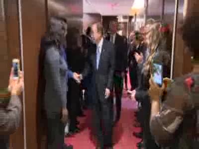 BM Genel Sekreteri Ban Ki Moon veda etti
