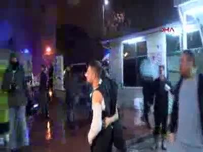 İstanbul'da ünlü gece kulübünde yaralananlar hastanelere kaldırıldı
