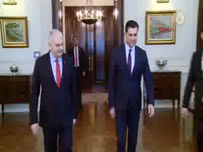 Başbakan Yıldırım, KKTC Başbakanı Özgürgün'le görüştü