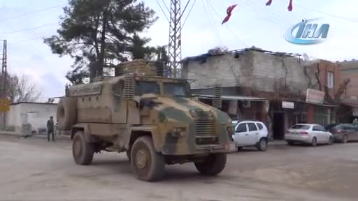 El Bab'a tank ve iş makinesi sevk edildi