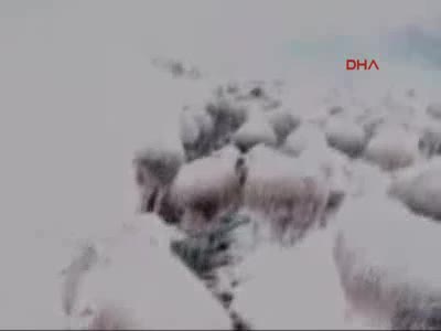 Bursa'da yayla yolu kapanınca çoban mahsur kaldı