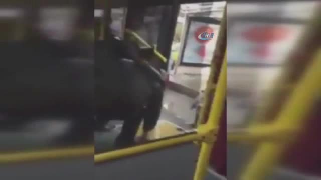İETT şoförünün tepkisi 'insanlık ölmüş' dedirtti