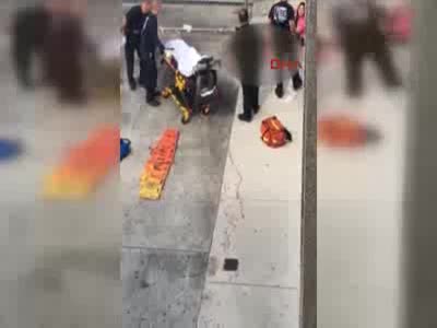 Silahı bagajından çıkarmış