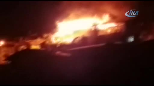 Karaman'da baba ile 2 kızı yangında öldü
