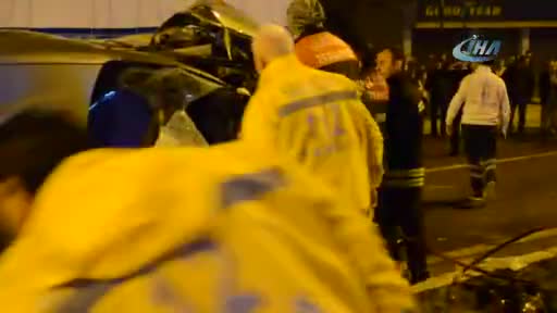 Bafra'da trafik kazası: 1 ölü, 1 yaralı