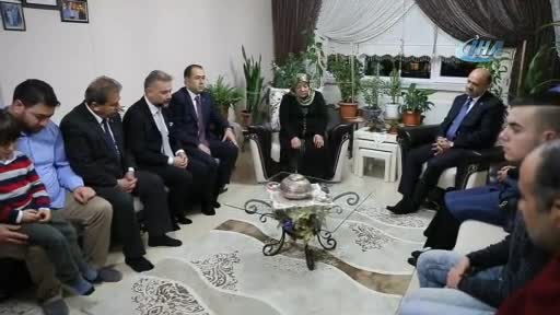 Bakan Işık şehit ailelerini ziyaret etti