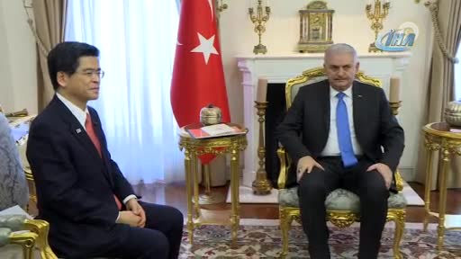 Başbakan Yıldırım, Japonya Ulaştırma Bakanını kabul etti