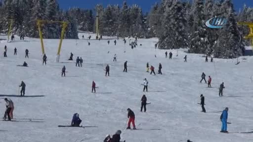 Sömestir tatili başladı, Bursa Uludağ doldu taştı