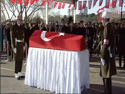 Cumhurbaşkanı Erdoğan şehit Piyade Uz.Çvş. Selim Topal'ın cenaze törenine katıldı