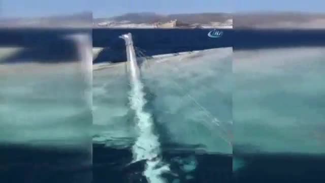 Tekneleri batarken canlı yayın yaptılar