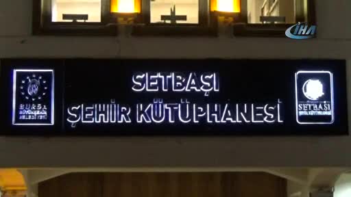 Bursa'da bu kütüphane 24 saat açık