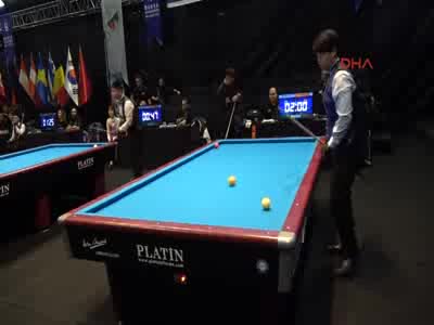 Bursa'da 3 Bant Bilardo Dünya Kupası karşılaşmaları başladı